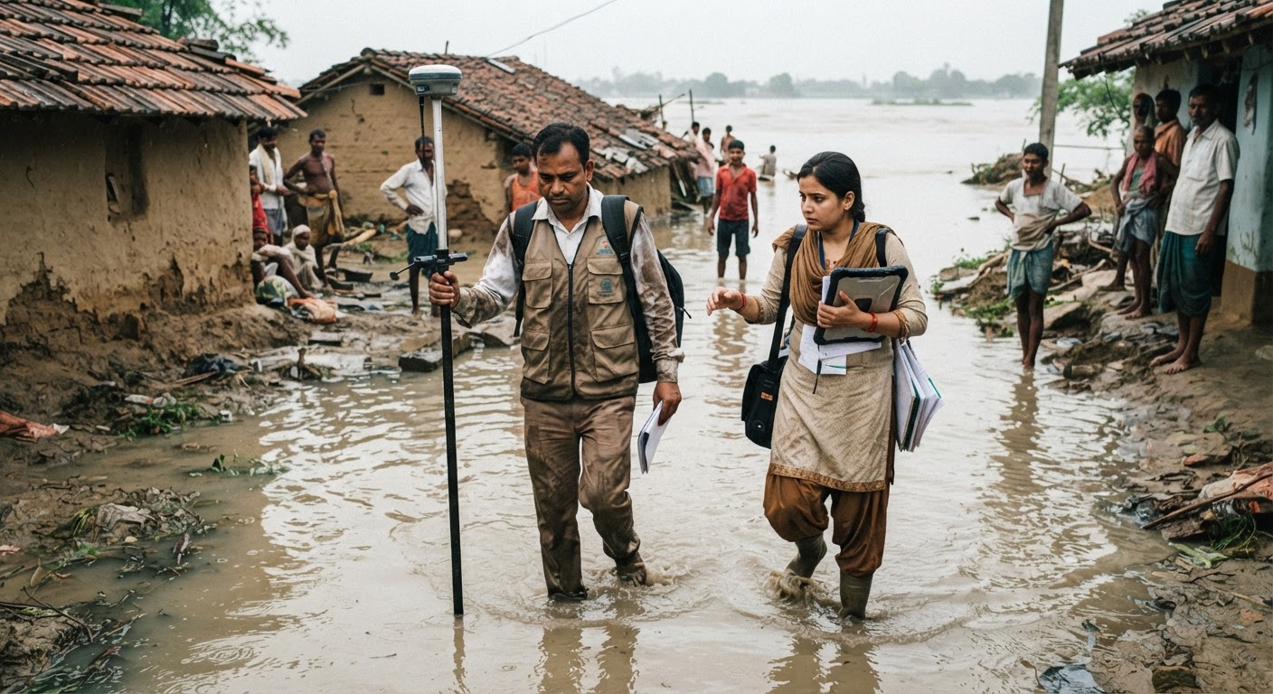 बिहार के कहलगांव में बाढ़ से पंचायत जियो-टैगिंग का काम रुका, समय सीमा बढ़ी