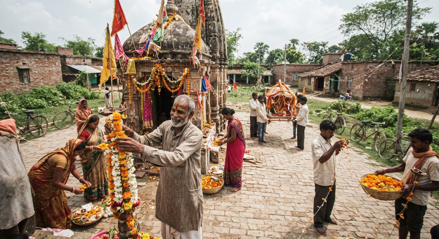 किशनगंज के डूमरिया भट्ठा शनि मंदिर में मचेगी धूम, जानिए शनि जन्मोत्सव की खास बातें
