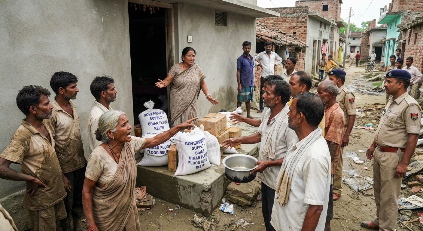 भागलपुर में बाढ़ पीड़ितों के कम्युनिटी किचन पर घमासान, लगे गंभीर आरोप