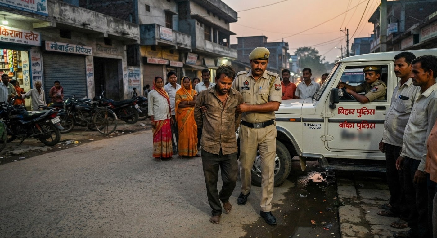 बांका में शराबी गिरफ्तार, पुलिस की बड़ी कार्रवाई से मचा हड़कंप