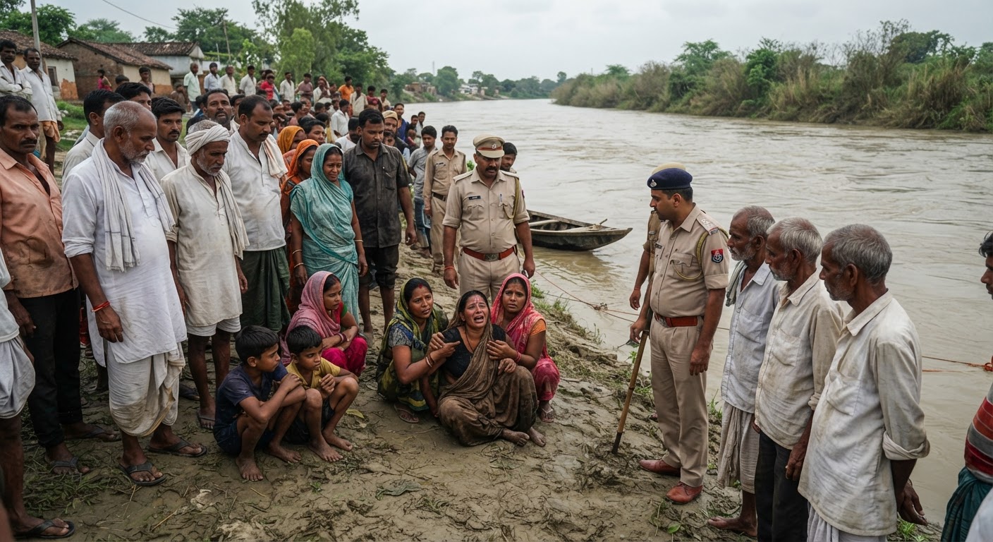 अरिया में लच्छा नदी में नहाने गए दो बच्चों की डूबने से मौत