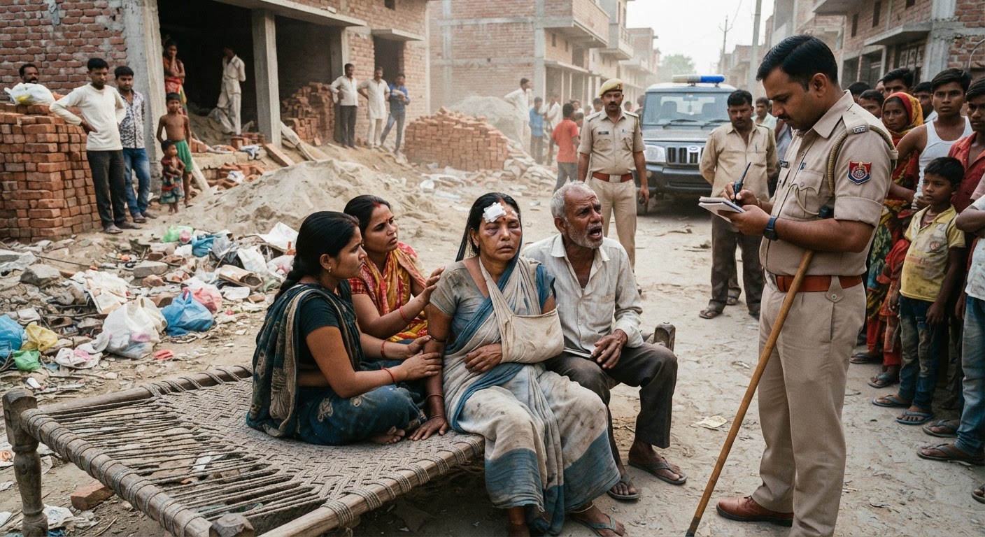भागलपुर में कचरा फेंकने को लेकर खूनी संघर्ष, महिला गंभीर घायल