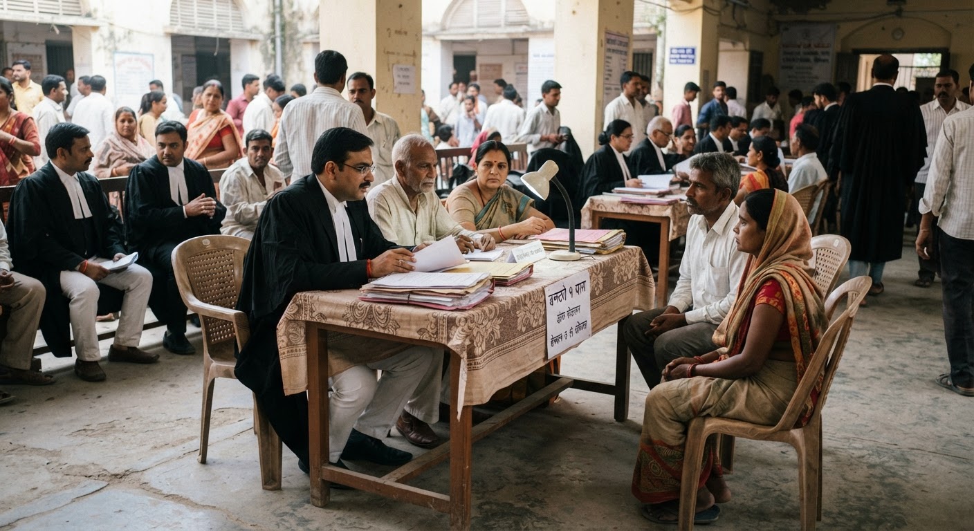 नौगछिया सिविल कोर्ट में लगी नेशनल लोक अदालत, कई मामलों का हुआ निपटारा
