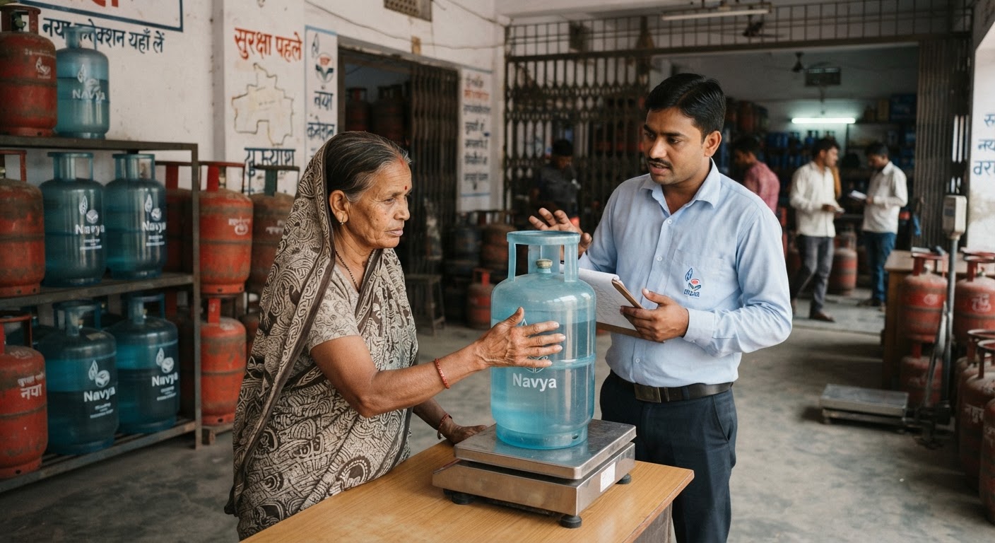 भागलपुर में जल्द आ रहा है नया एचपी नव्या ट्रांसपेरेंट गैस सिलेंडर