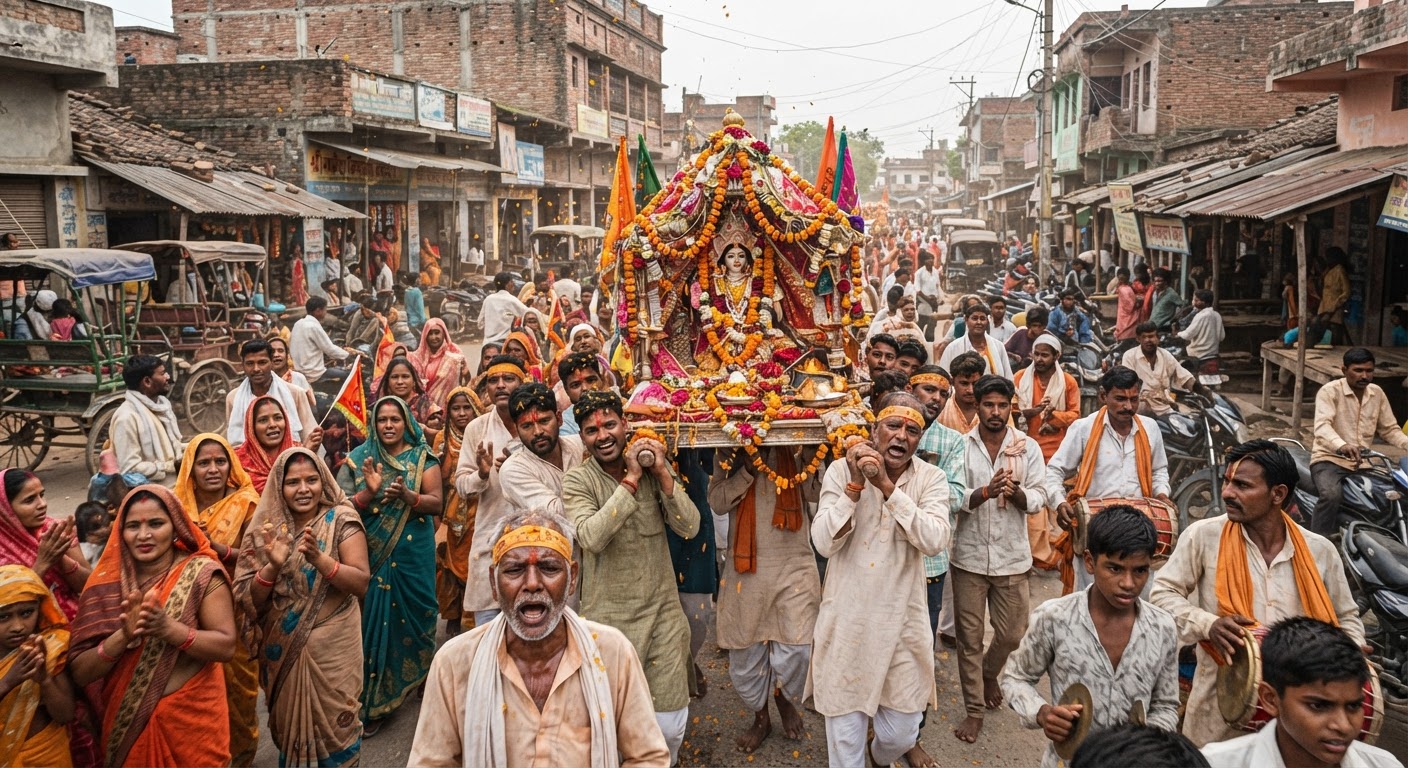 संत गणिनाथ गोविंद की जयंती पर भागलपुर में निकली भव्य शोभायात्रा और भंडारा