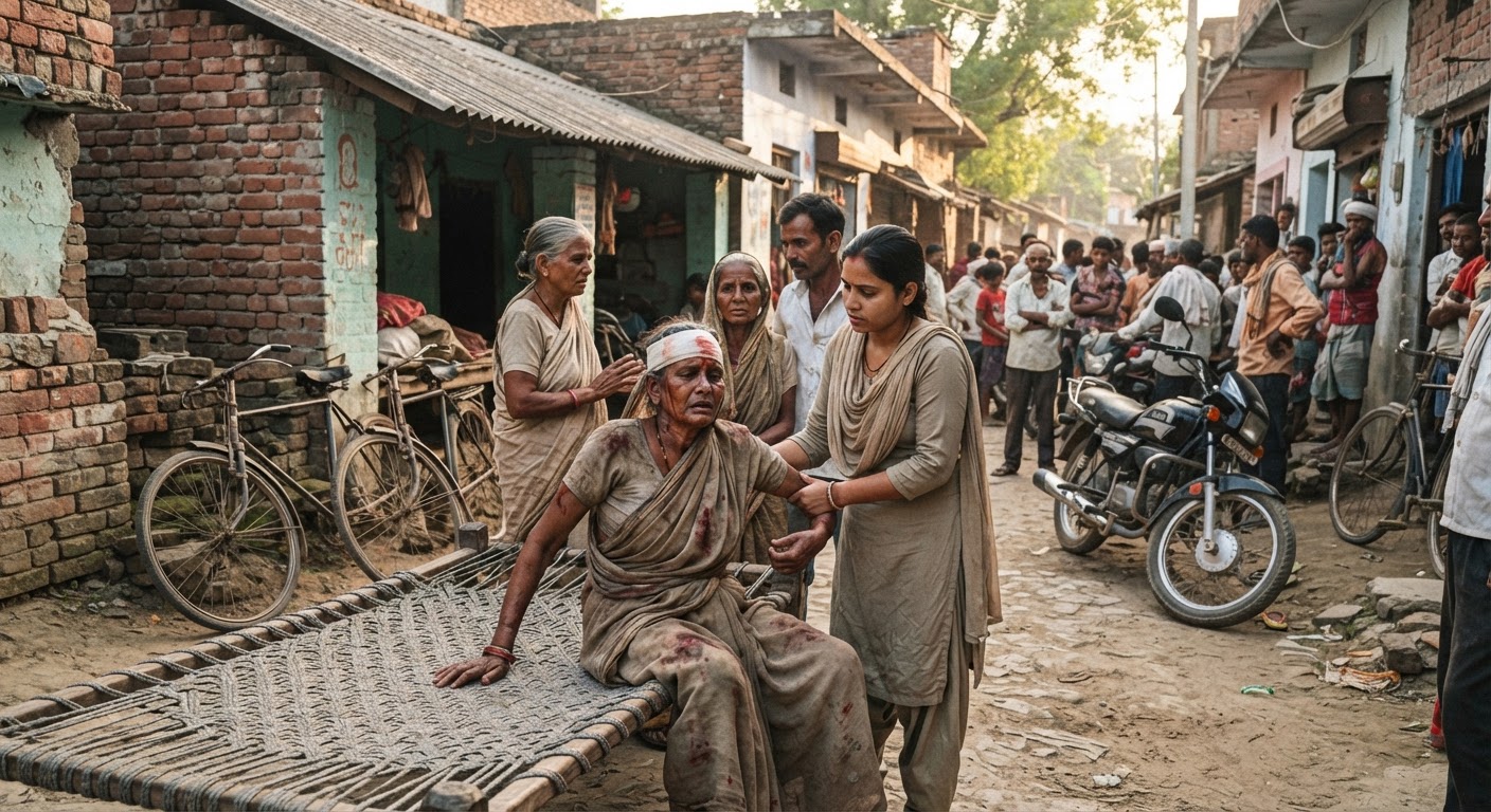 अरेरिया में खूनी संघर्ष, आपसी विवाद में महिला गंभीर रूप से घायल