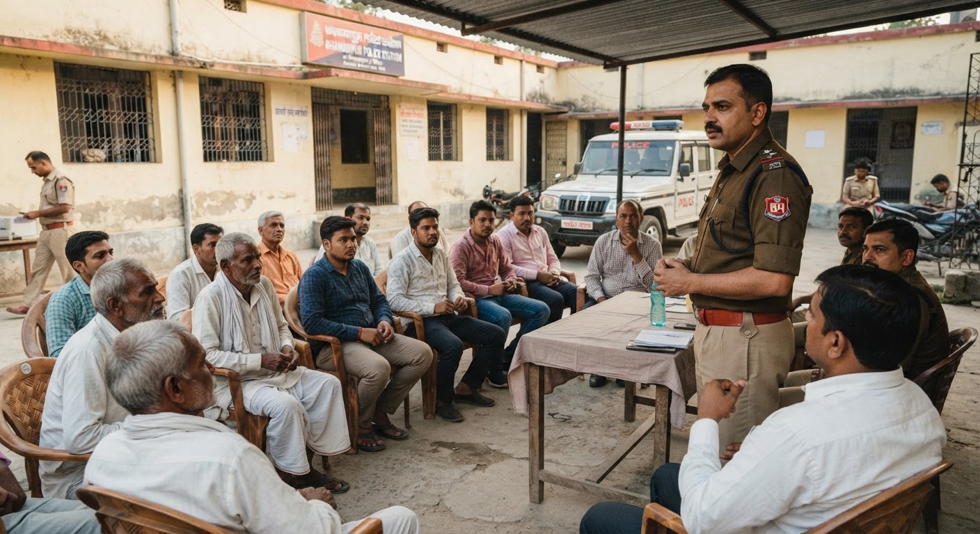 भागलपुर में गणेश पूजा और चौथचंद्र पर शांति समिति की बैठक
