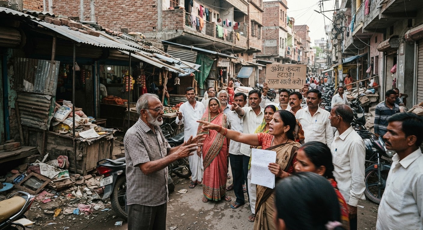 भागलपुर में अवैध कब्जे से तंग लोग, जानिए वार्ड 14 की बड़ी समस्या