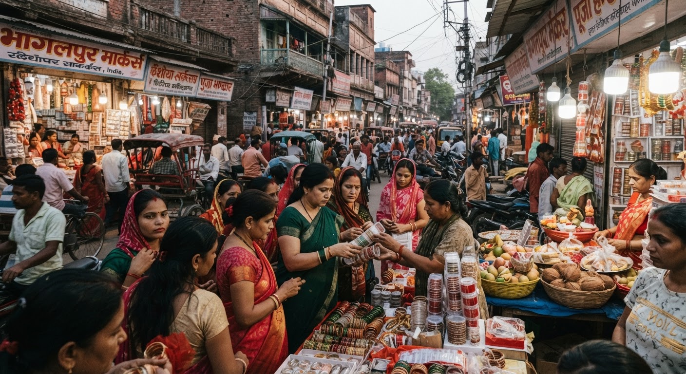 हरितालिक तीज और चौठचन पर उमड़ी भारी भीड़, जानिए बाजार का हाल