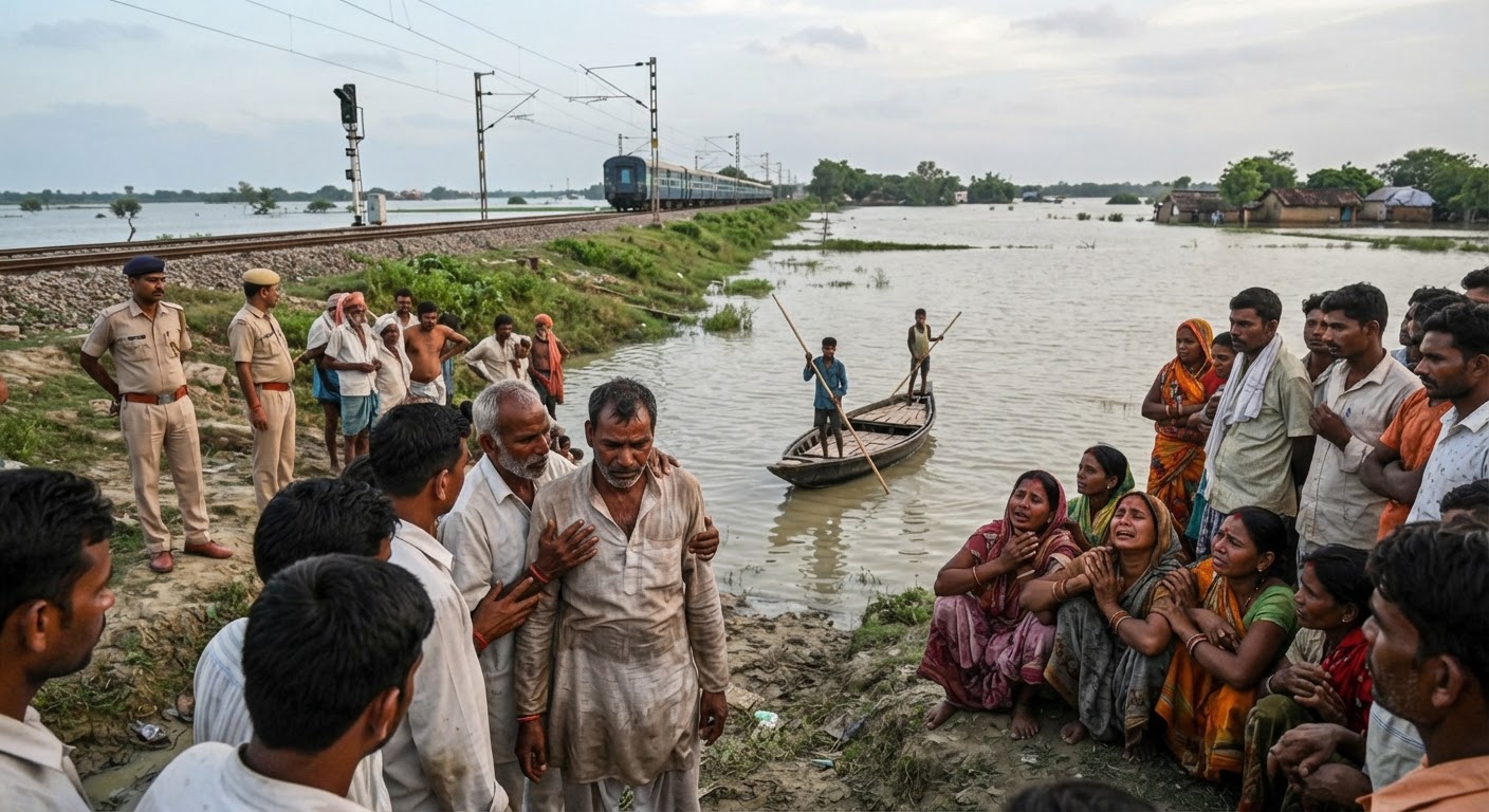 भागलपुर में बड़ा हादसा! बाढ़ के पानी में डूबकर 22 वर्षीय युवक की मौत