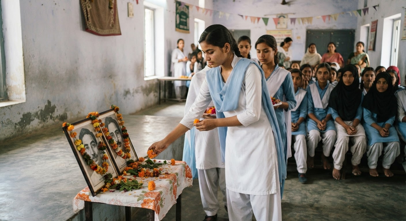 शानदार! उर्दू बालिका स्कूल में प्रेमचंद-शरद चंद्र प्रतियोगिता