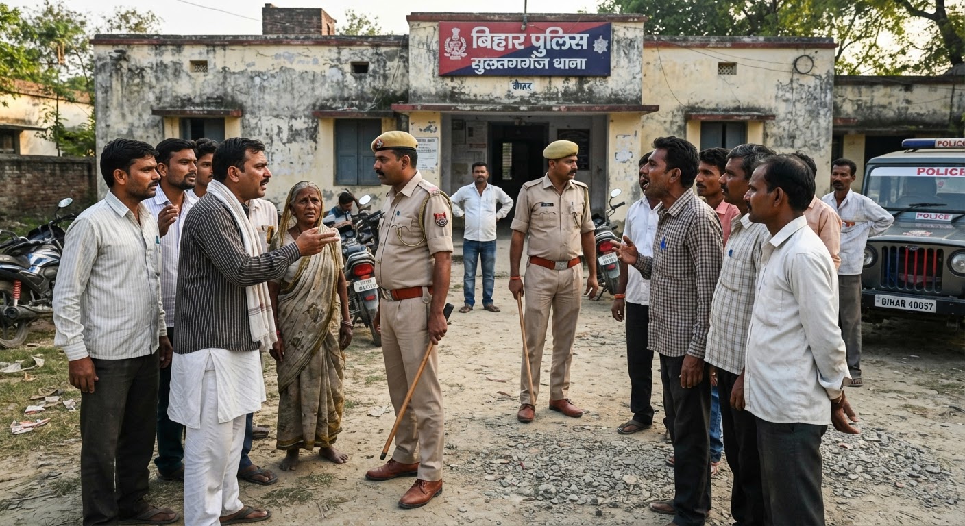 सुल्तानगंज में खूनी संघर्ष, मारपीट और चोरी के बाद क्रॉस-एफआईआर दर्ज