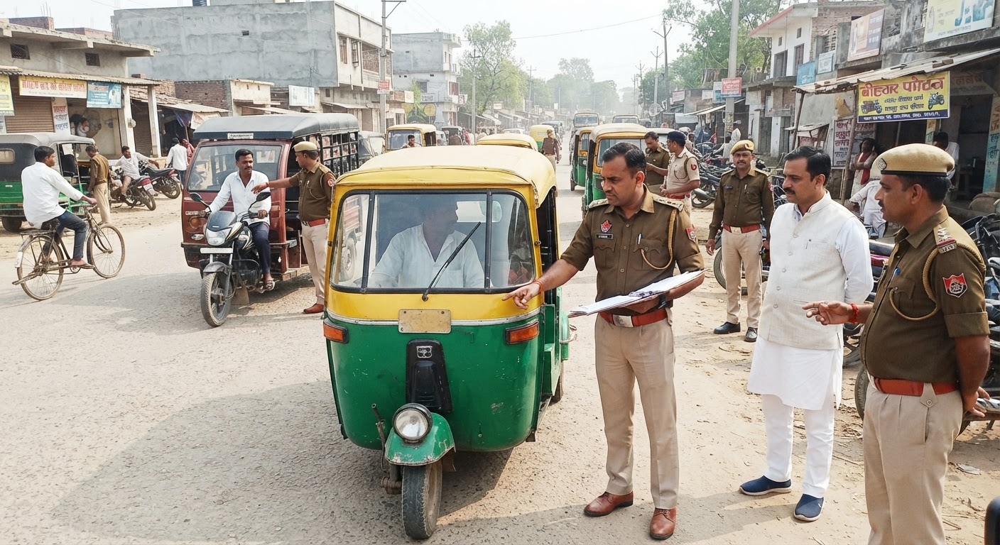 तारापुर में बिना नंबर और रजिस्ट्रेशन वाली गाड़ियों पर प्रशासन की बड़ी कार्रवाई