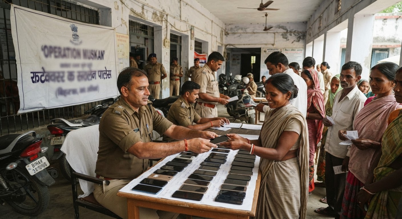 खुशखबरी: सहरसा पुलिस ने ऑपरेशन मुस्कान के तहत 209 चोरी के मोबाइल किए बरामद