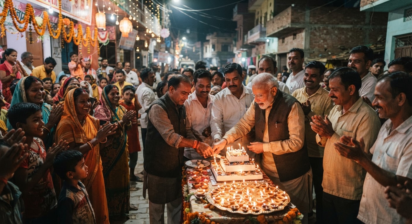 शामिल हों जश्न में! प्रधानमंत्री नरेंद्र मोदी का जन्मदिन भागलपुर में धूमधाम से मनाया