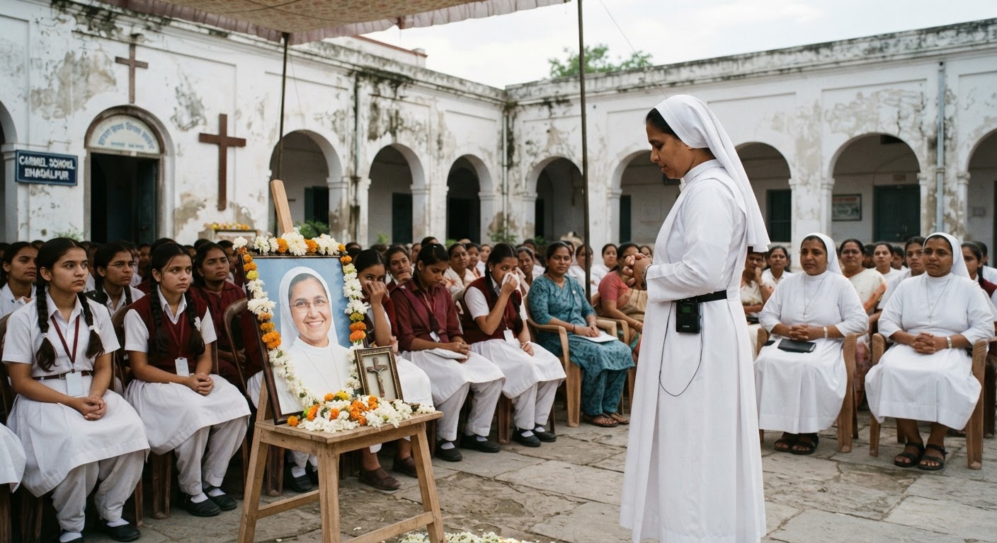 Carmel School Bhagalpur ने दी पूर्व प्रिंसिपल Sister Angela को श्रद्धांजलि