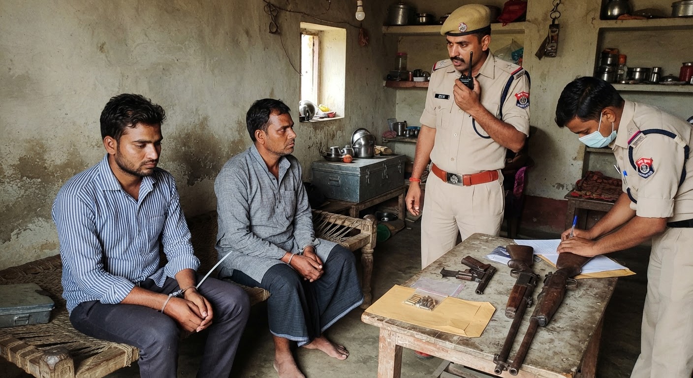 रंगरा पुलिस ने रची जा रही हत्या की बड़ी साजिश को किया नाकाम, दो गिरफ्तार