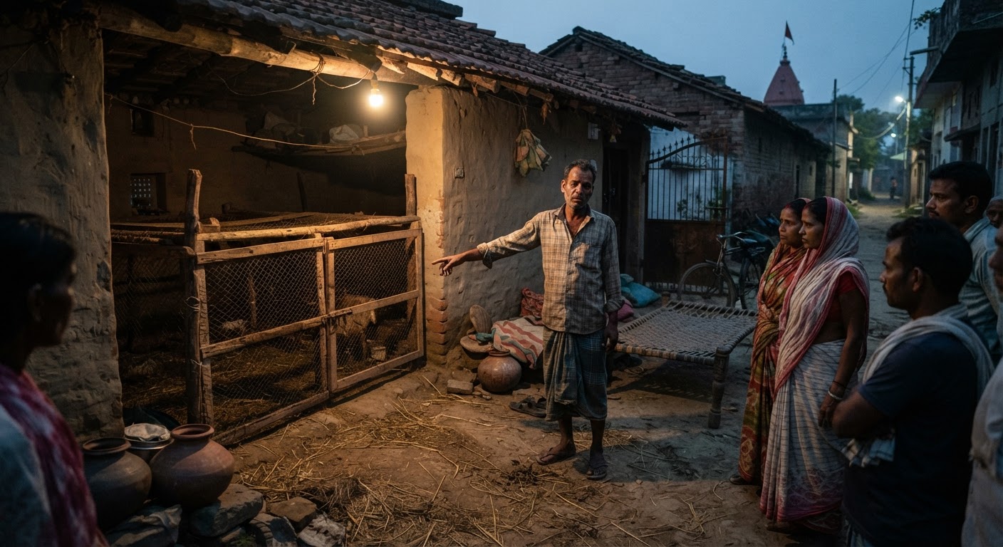 अकबरनगर में बड़ी चोरी, घर से बकरा उड़ा ले गए चोर