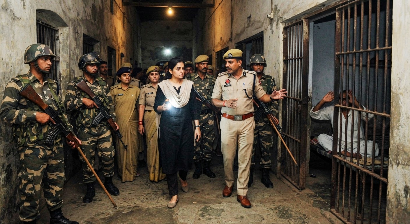 बड़ी खबर: डीएम और एसएसपी ने शहीद जुब्बा सहनी सेंट्रल जेल में की आधी रात को छापेमारी