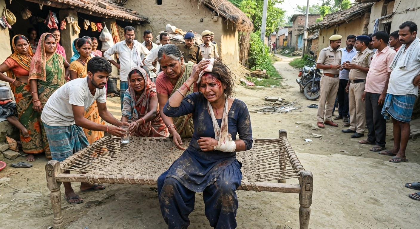 अरेरिया में खूनी संघर्ष, महिला गंभीर रूप से घायल