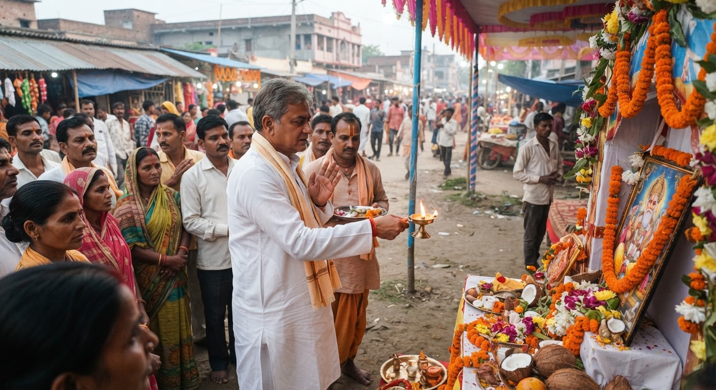 सहरसा के बरियाही बाजार में पूर्व विधायक किशोर कुमार ने किया विश्वकर्मा पूजा मेले का भव्य उद्घाटन