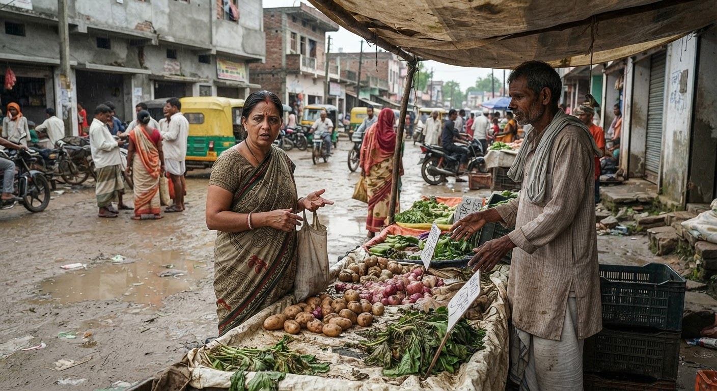सुपौल में भारी बारिश से फसल बर्बाद, सब्जियों के दाम हुए दोगुने