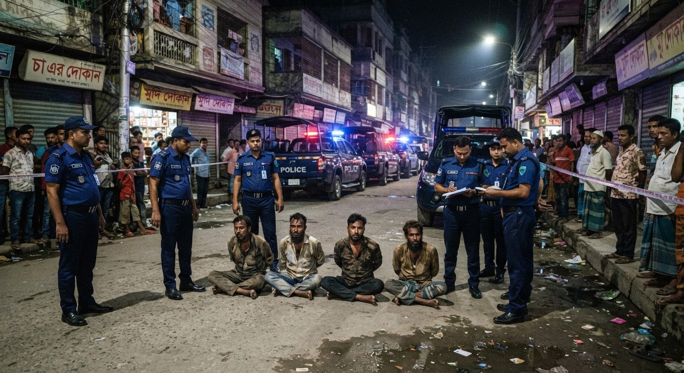 अकबरनगर में पुलिस की बड़ी कार्रवाई, खुले में शराब पीने वाले पांच गिरफ्तार