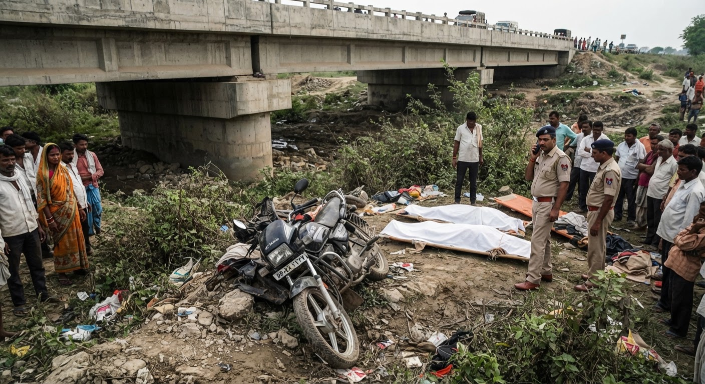 भीषण हादसा: रानीगंज-फोरेंसगंज सड़क पर बाइक पलटने से दो लोगों की दर्दनाक मौत