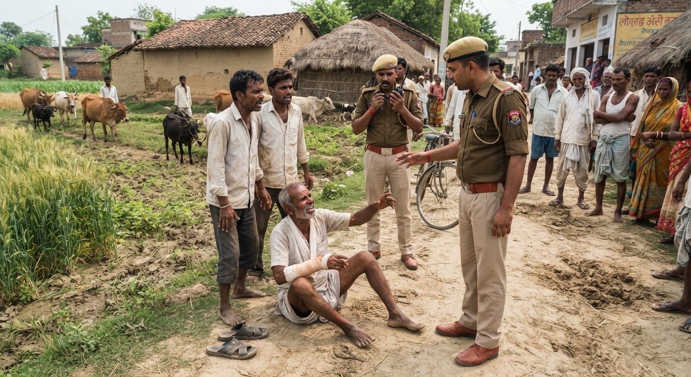 बांका में फसल चरने को लेकर खूनी संघर्ष, एक ग्रामीण घायल