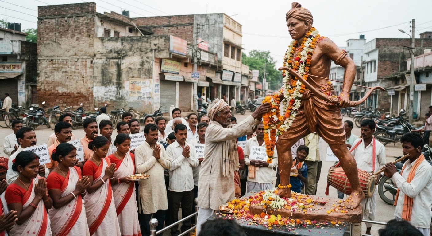 शहीद बाबा तिलका मांझी को नमन, सांथली भाषा की पढ़ाई की उठी जोरदार मांग