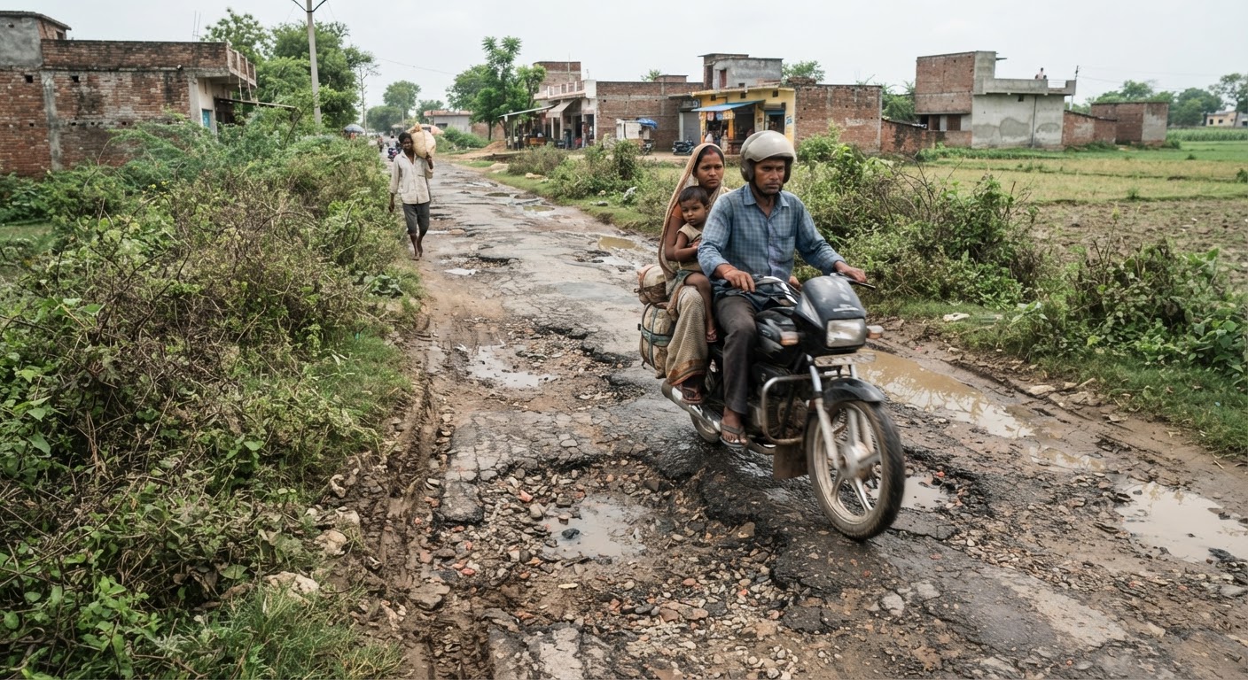 देवरिया में पिंडी-भागलपुर और बेलथरा-मेल मार्ग पर जान का खतरा