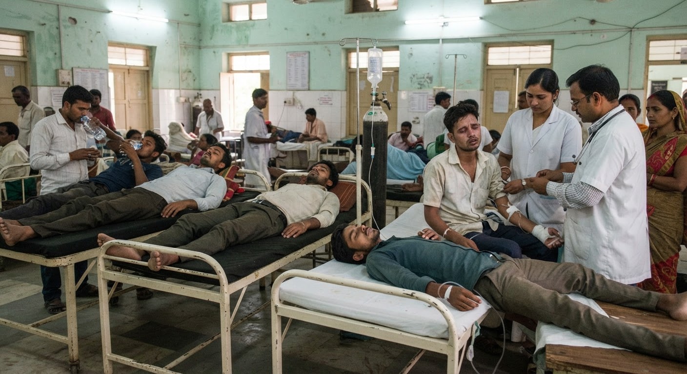 भलपुर के कहलगांव में बड़ा हादसा, खाना खाते ही छह लोग बीमार