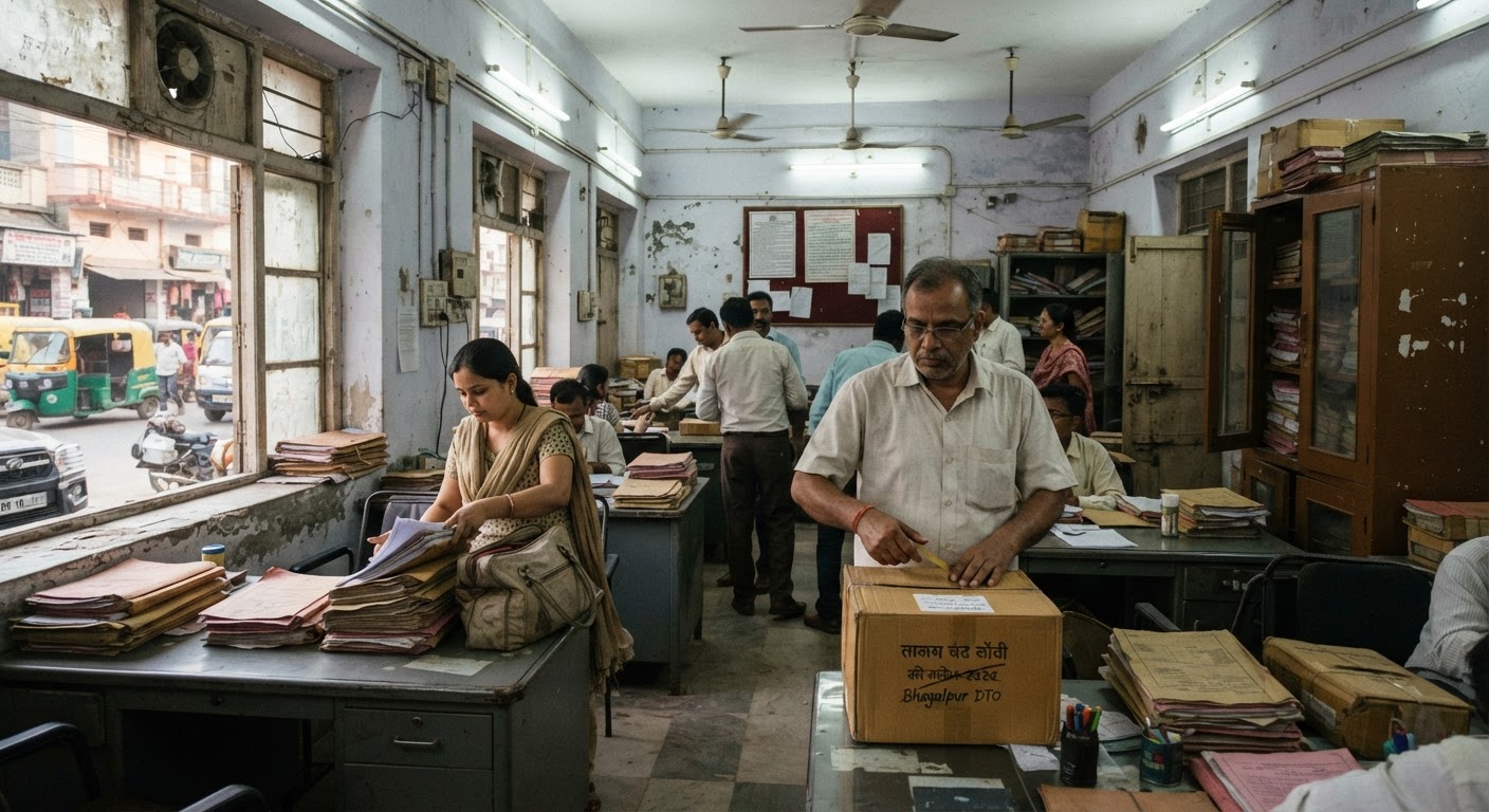 बड़ी खबर: भागलपुर परिवहन कार्यालय में बड़ा बदलाव, आए नए लिपिक