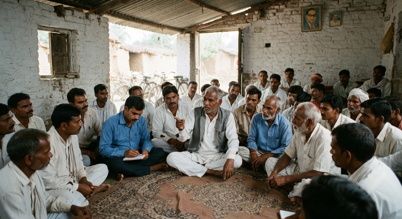 बांका के टीना गांव में लोजपा कार्यकर्ताओं की बैठक