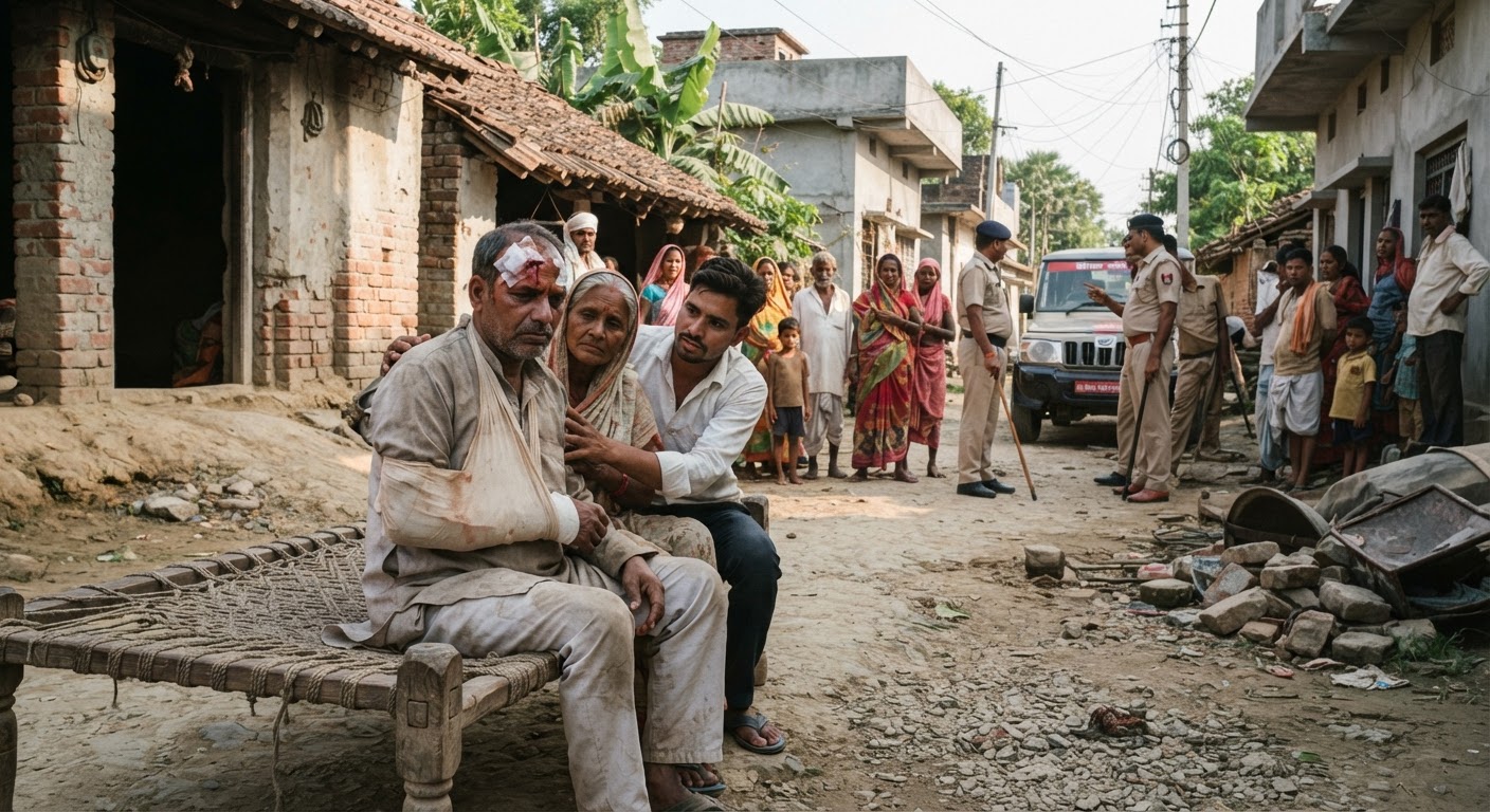 अरेरिया में खूनी संघर्ष, पुरानी रंजिश के चलते स्थानीय हकीम गंभीर रूप से घायल