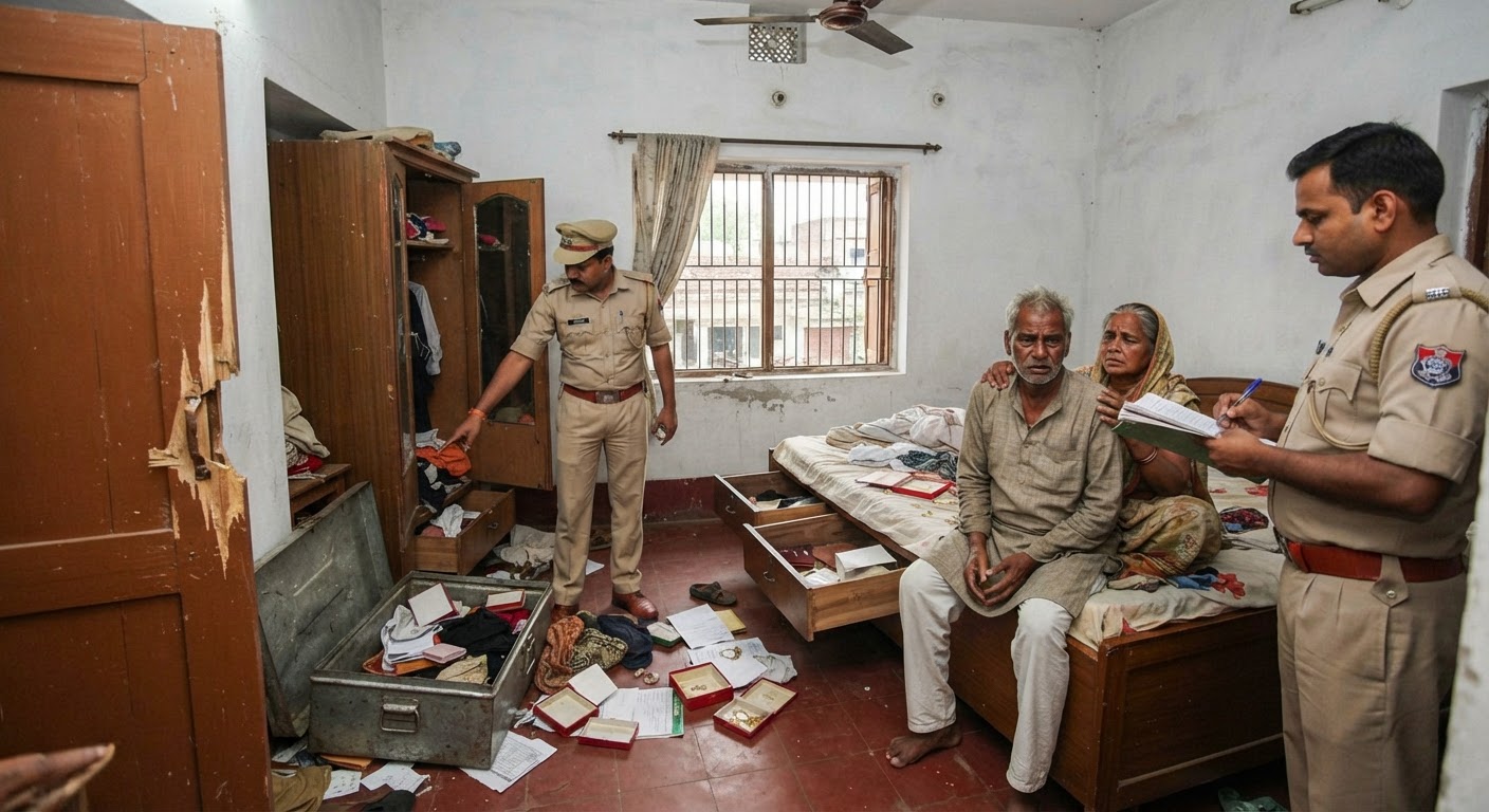 भागलपुर में रिटायर्ड हेडमास्टर के घर बड़ी डकैती, बंधक बनाकर लाखों लूटे