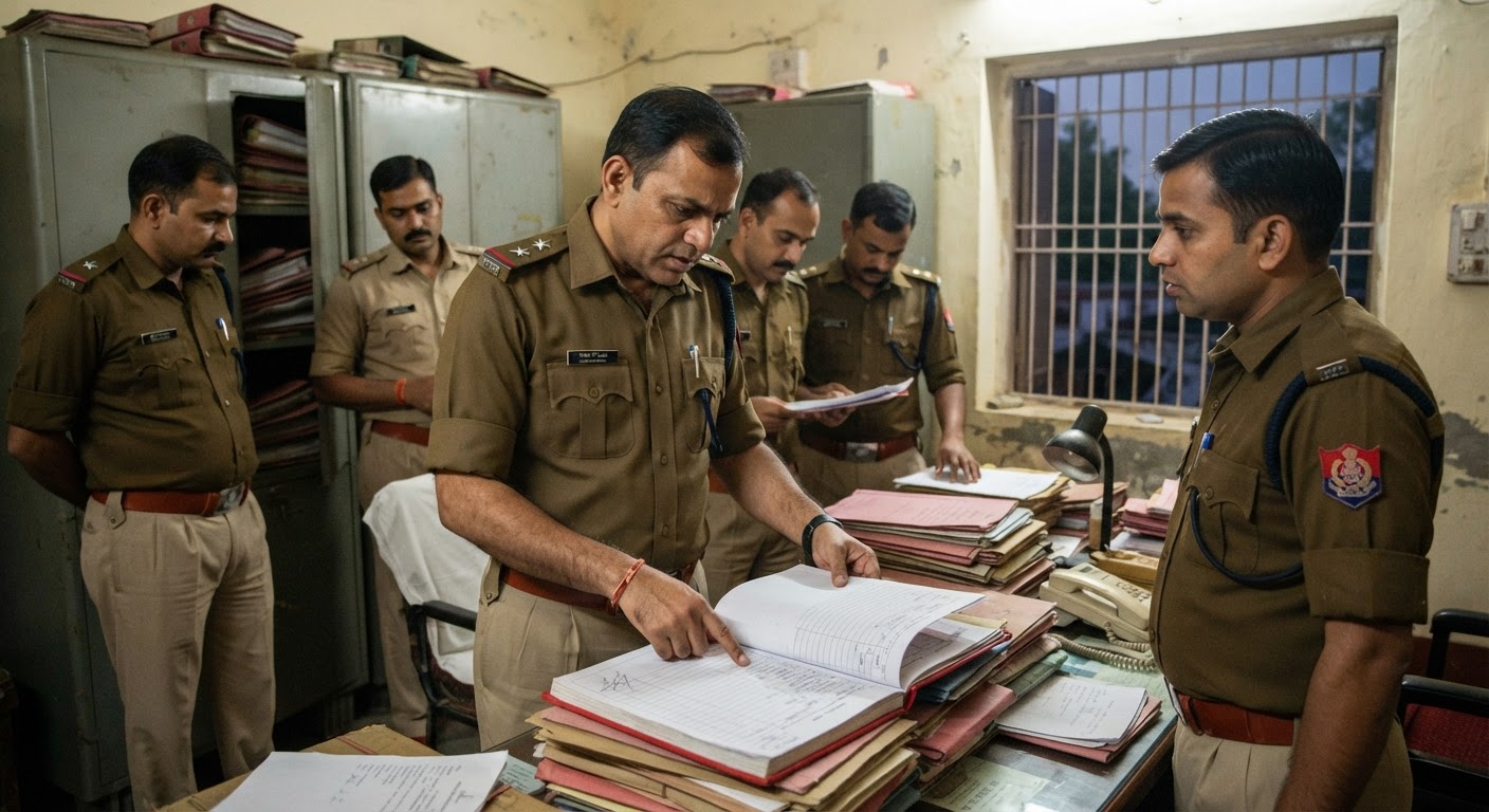 किशनगंज एसपी संतोष कुमार ने एसडीपीओ-1 कार्यालय का किया औचक निरीक्षण