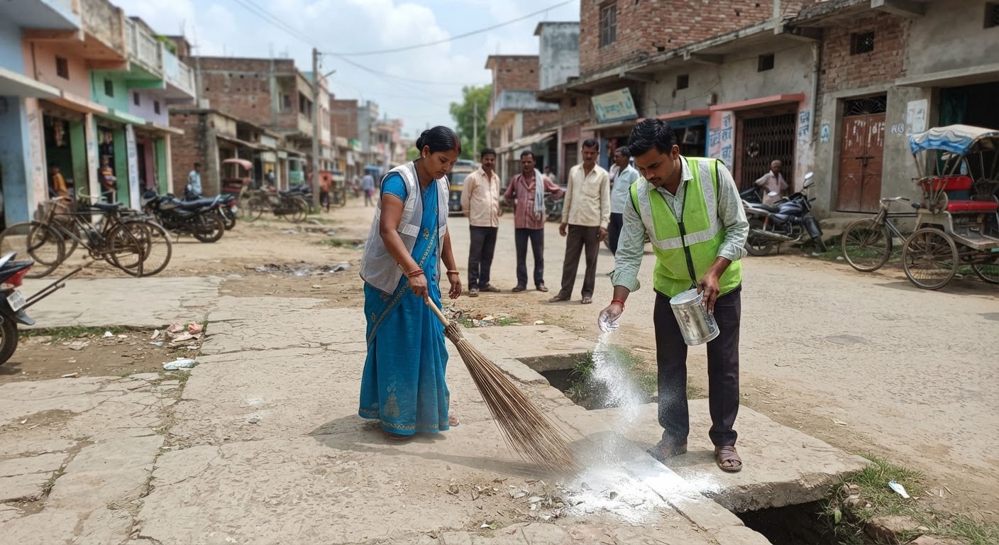खुशखबरी: भागलपुर क्षेत्र में स्वच्छता ही सेवा अभियान के तहत हुई सफाई