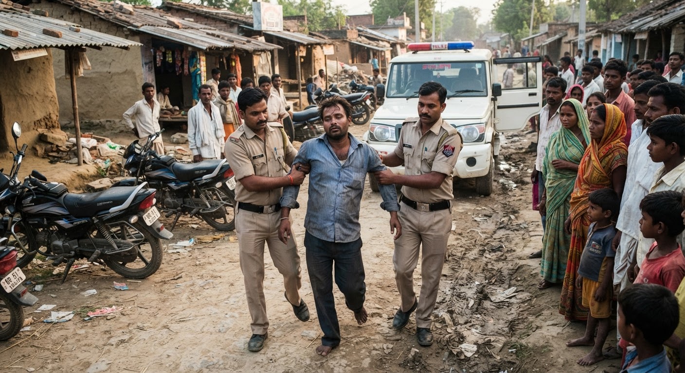बांका में शराबी का हंगामा, पुलिस ने पंकज यादव को किया गिरफ्तार