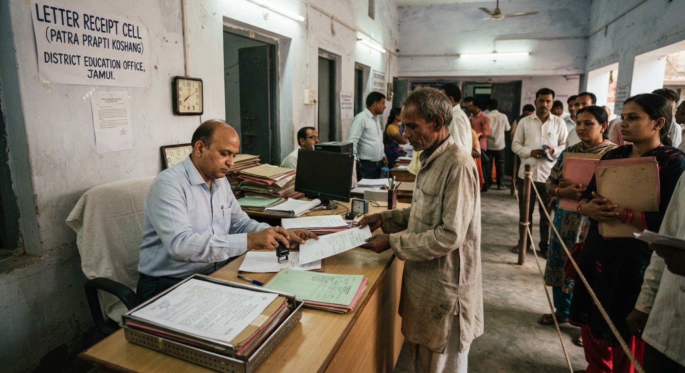 जमुई जिला शिक्षा कार्यालय में बना पत्र प्राप्ति कोषांग, अब आवेदन देना हुआ आसान