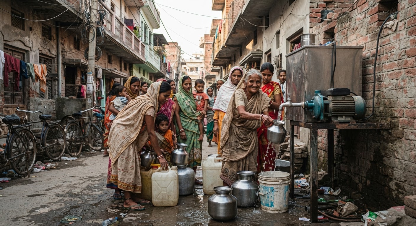 भागलपुर के वार्ड 19 और 46 में पानी की किल्लत दूर, नया मोटर लगा