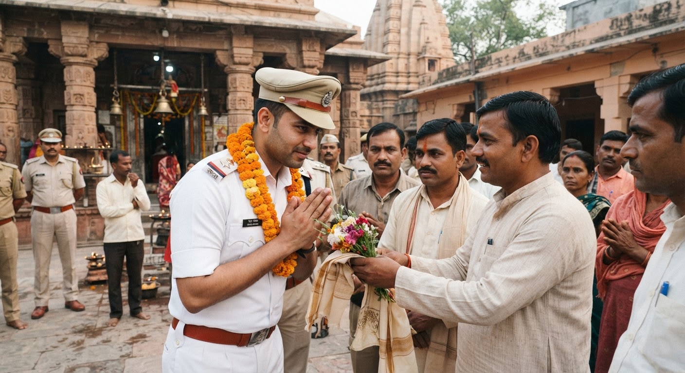 बर्सायी के नए एसडीपीओ अनiket अमर ने संभाला पदभार