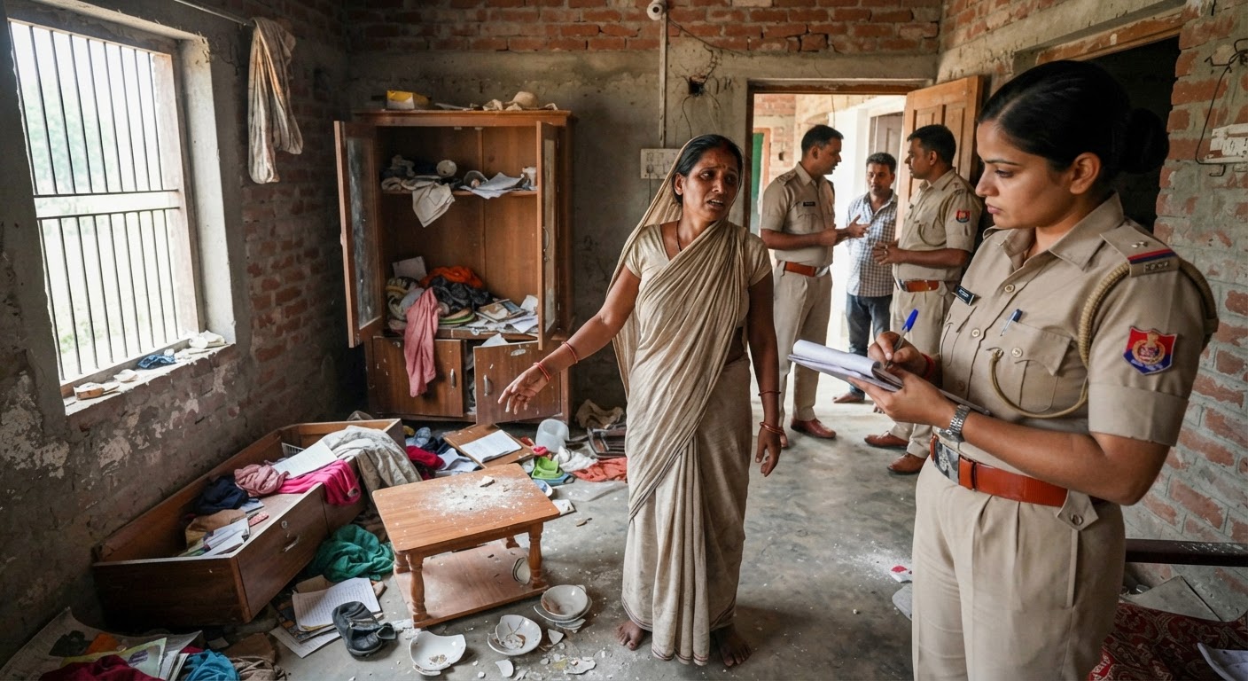 सुल्तानगंज में घर में तोड़फोड़ और रंगदारी का गंभीर मामला दर्ज