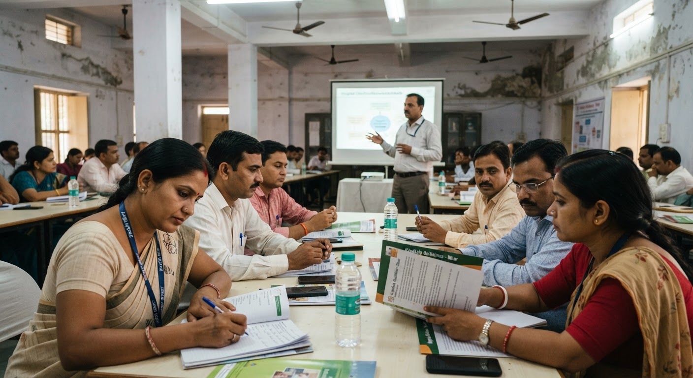 लखीसराय में कायाकल्प योजना को बेहतर बनाने के लिए हुई खास ट्रेनिंग
