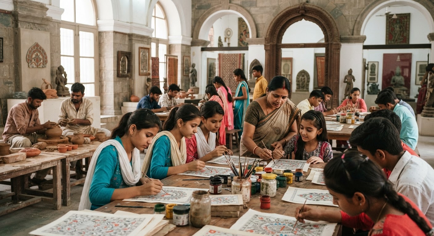 भागलपुर संग्रहालय में युवाओं के लिए कला कार्यशाला शुरू, जरूर जानें