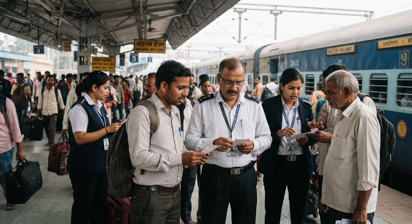 भागलपुर में रेलवे की सख्त कार्रवाई, बिना टिकट यात्रा करने वाले 220 पकड़ाए