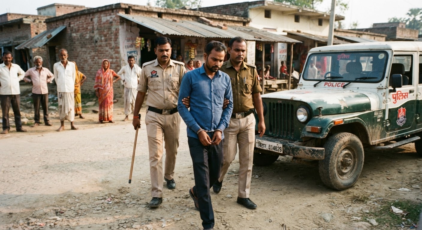 बांका में पत्नी को छोड़कर भागा शक्स गिरफ्तार