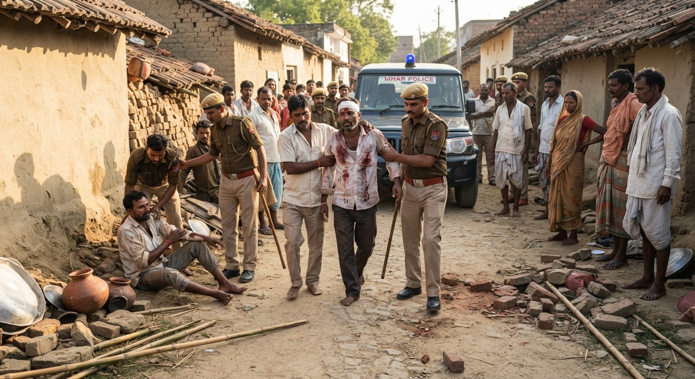 बिहार के अररिया में खूनी संघर्ष, आपसी रंजिश में दो लोग गंभीर रूप से घायल