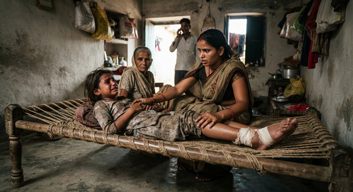 लखीसराय में घर में खेल रही 8 साल की बच्ची को सांप ने काटा