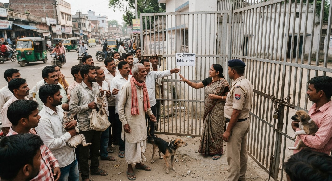 भागलपुर में रेबीज टीकाकरण कैंप रद्द, लोगों का फूटा गुस्सा